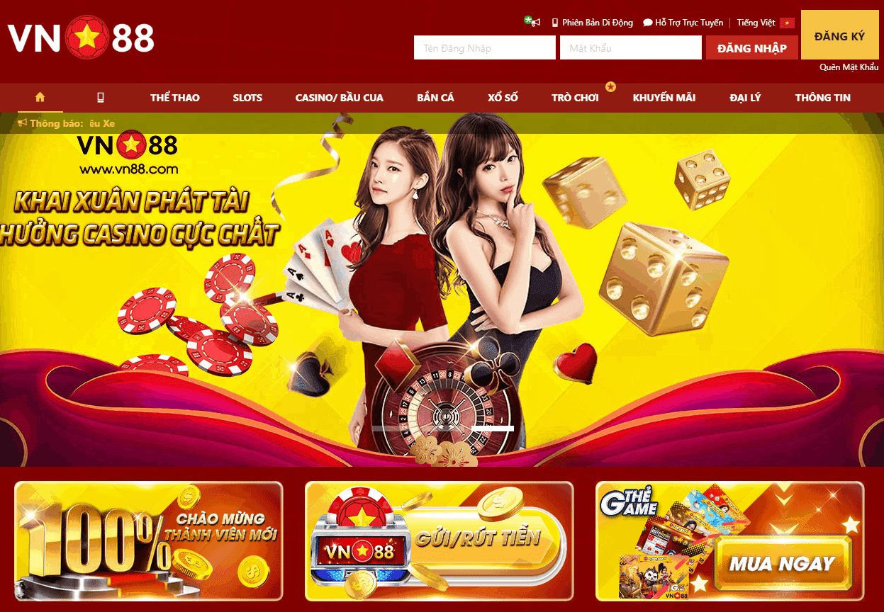  Vn88 – Web cờ bạc uy tín mang đậm chất Việt Nam